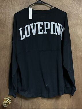 NWT Victoria’s Secret Pink Long Sleeve Bling Shirt Small